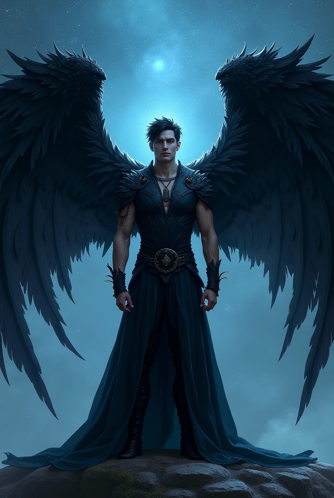 ((masterpiece)),((bestquality)),8k, high detailed, ultra-detailed, Stylish Pose, real skin texture, cinematic lighting, 21 year old male model, handsome, cute looking, evil look, demon horns, white pale skin, blue eyes, short brown messy hair, strong jawline, masculine, defined fit body, hairless chest, prince aesthetic. gothic architecture, hellfire ground, black massive huge angel wings, spartan loincloth, dim light, dark atmosphere, cinematic lighting, backlight, Depth of field, award-winning photography, elegant, hyperrealistic, octane render, unreal, high definition, 8k resolution, highly detailed, 8k uhd, professional lighting, photon mapping, radiosity, physically-based rendering