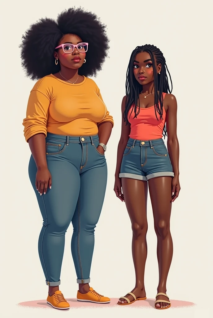 femme africaine sexy, habillez en pantalon jeans et un body, avec de long cheuveux noir qui descende sur ses fesses, dans une grande chambre  , percing sur le nez, visage fache, 1 femme
