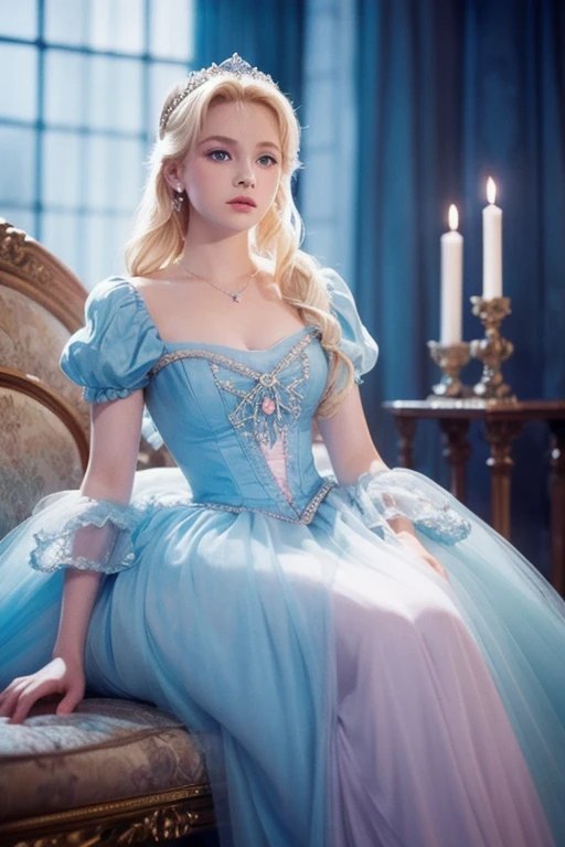 Cinderella von Disney masturbiert nakt mit einem dildo in ihrer muschi