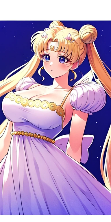 SMU Sagitsukino, 큰pectorals, Standing, Solo, Masterpiece, Best Quality, Detailed face, Detailed Eyes, high resolucion, Masterpiece, Best Quality, Detailed face, Detailed Eyes, high resolucion, Princess costume,tranquility,프린세스tranquility,네오퀸tranquility,pectorals,Big,거대한pectorals,풍만한pectorals.a blond,Dumpling head,왕pectorals,breast,forehead crescent moon,젖pectorals,흘러넘치는pectorals,voluptuousness,The dress,crescent moon on forehead,pain이 있습니다스러운표정,pain이 있습니다표정,pain이 있습니다,pain