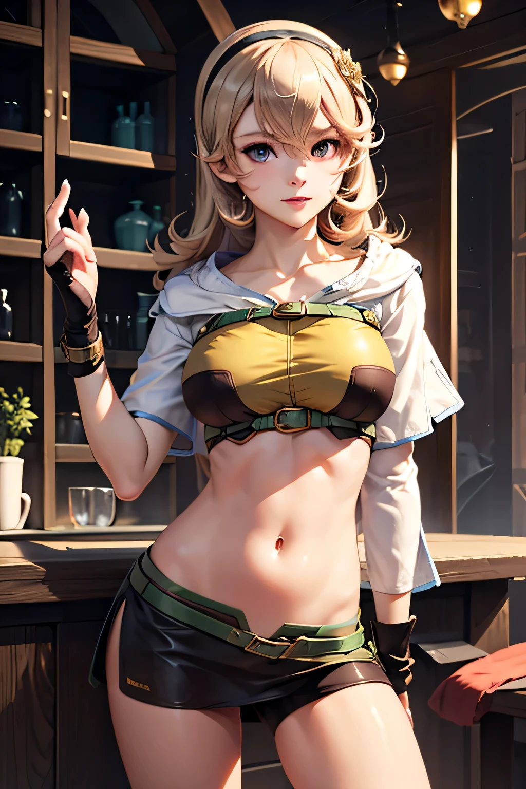 corrin, masterpiece, best quality, beautiful art, high resolution, 1 woman, solo