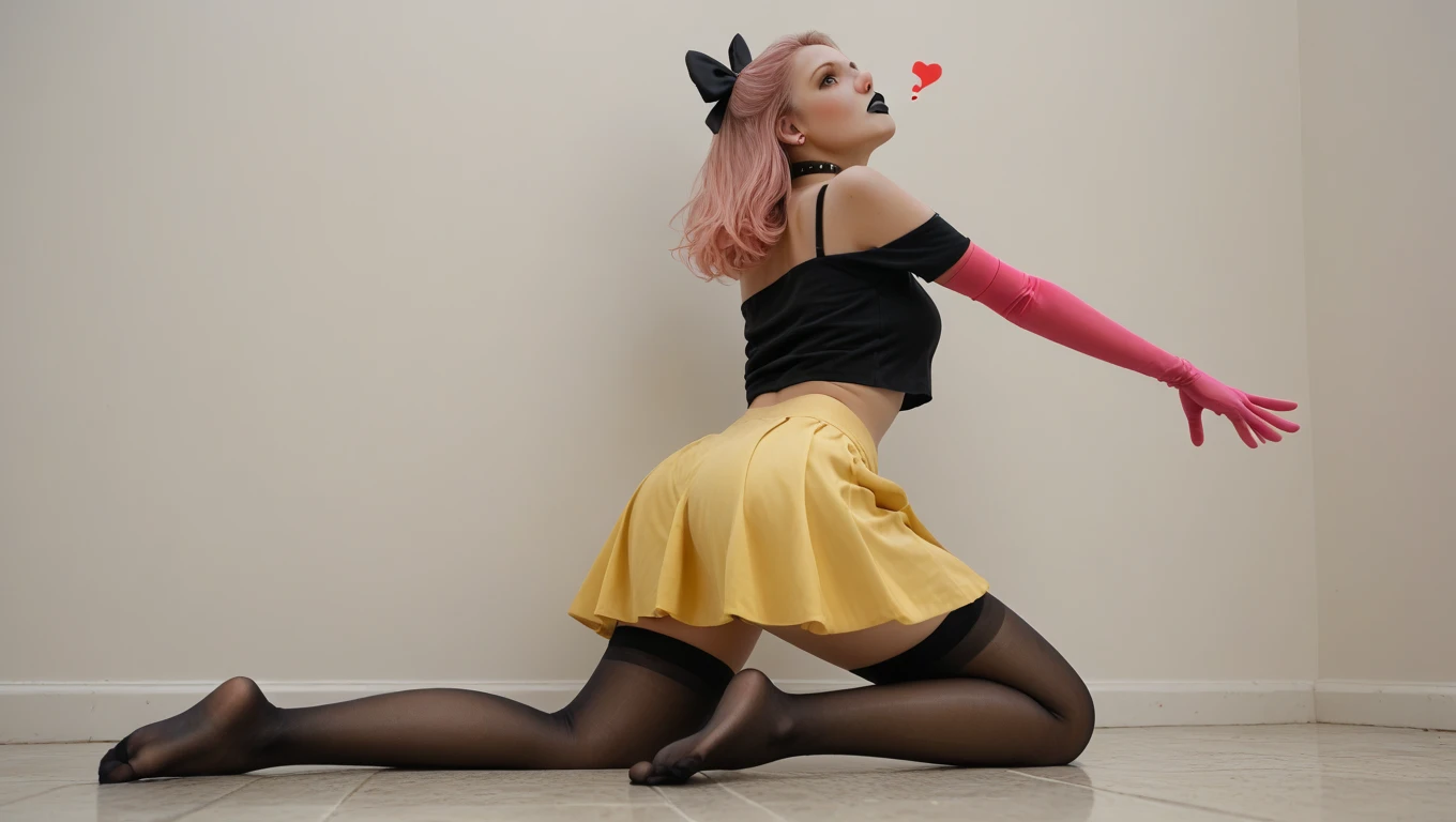 outside,Devil Girl,tail,Showing underboob,naked,Bat Wings,Squat down and spread your legs,From below,Close-up of pussy,Fishnet tights,(((Spreading her pussy))),Short hair in twin tails,Wide forehead,Blonde,Pussy fully open,Hairy pubic hair,Pussy is fully exposed,eyes round and large,Embarrassed,Suck dick,Pink Panties,The blackTshirt,Slightly thick thighs、Hold your thighs with your hands,Upside down,(((Put your dick in your pussy)))