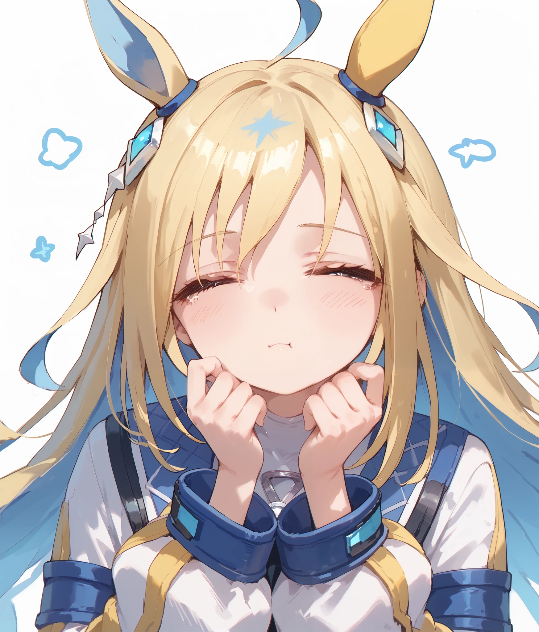 NeoUniverse3DPony,1 girl, Alone, anime style,cute girl,Best Quality, super detailed, anime style,8k, high resolution, detailed face, Character's Upgraded Image,( sleepy face)