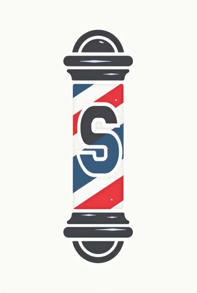 Barbershop logo in electronic form