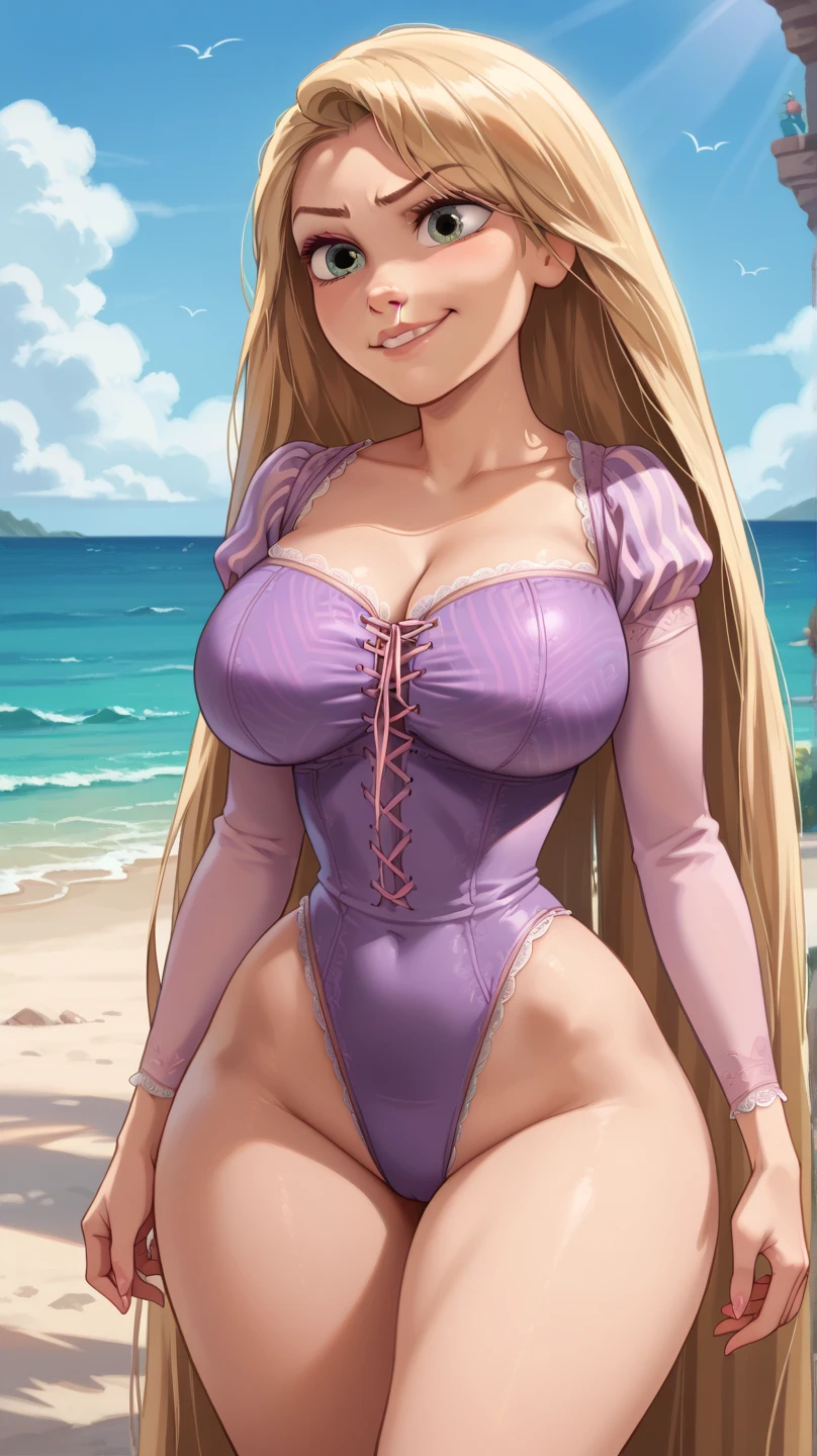 (((masterpiece:1.4, Best Quality:1.4, 8K))), ultra high res, Physically Based Rendering, depth of field, ultra Beautiful Sexy Woman, 24yo, Detailed large green eyes, detailed thin eyebrows, Highlights in the eyes, no makeup, (long hair), Highly detailed facial and skin texture, Clear focus:1.2, Slender beauty:1.4, ((gigantic breasts:1.3)), Slim abs, narrow waist, (embarrassed smile:1.3, tears:1.2, open mouth, drooling:1.4), (transparent white slingshot swimsuit:1.4, see-through nipples), (black stockings:1.2), (see-through pussy, spread pussy, beautiful pussy:1.2, pubic hair:1.1), (cum in pussy:1.4), (spread legs wide:1.4), ((on the luxury pool:1.4, clear water, soaking wet body)), Midsummer Shade,
