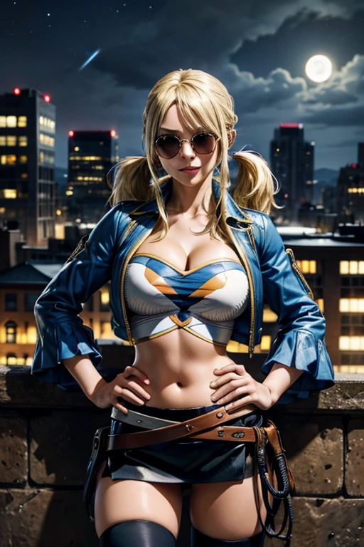 Gundam suit, Beautiful 28 years old Blond girl in suit vivid multicolor high details, glamour photo, wavy hair, big boobs, cyber punk, gundam, dark makeup, mohawk hair, on the streets