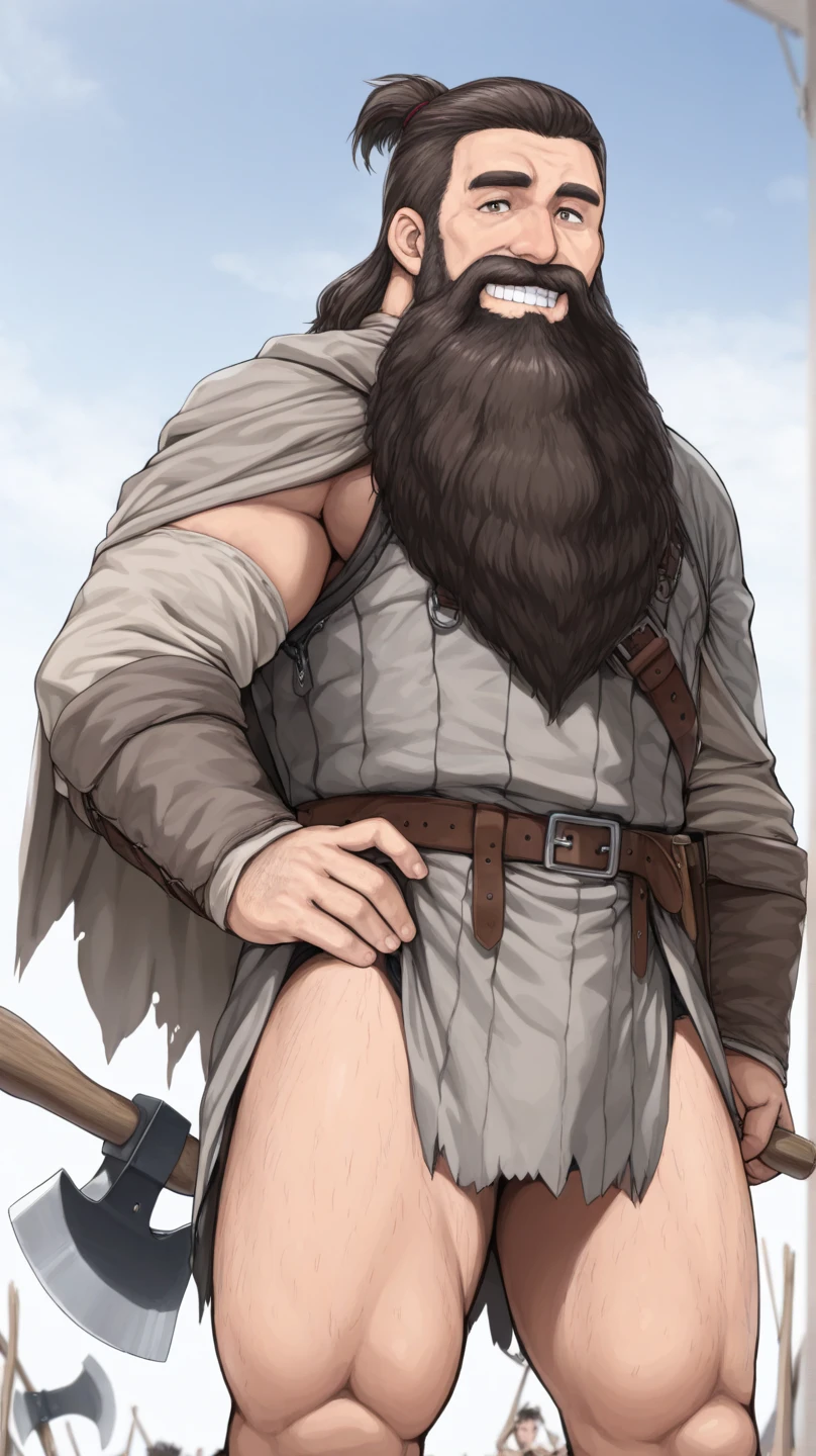 Solo Sexy furry anthro wolf male mercenary medieval solider, skinny endomorph muscules, grey furr, sword scars, headband shaggy shag, blushing drunken, alone in dark night dirty dive, very horny drunken dirty smile, old disgusting dirty dive, worn out skimpy armament, low on hips heavy leather belt, old worn skimpy dirty brown leather jockstrap, studded skimpy armlets breastplate armor, leather bondages, fingerless leather gloves, smelly unwashed fur, fluffy fur, intimate places, repulsive dangerous agressive sight, back view, he knelling sexilly on the all fours,