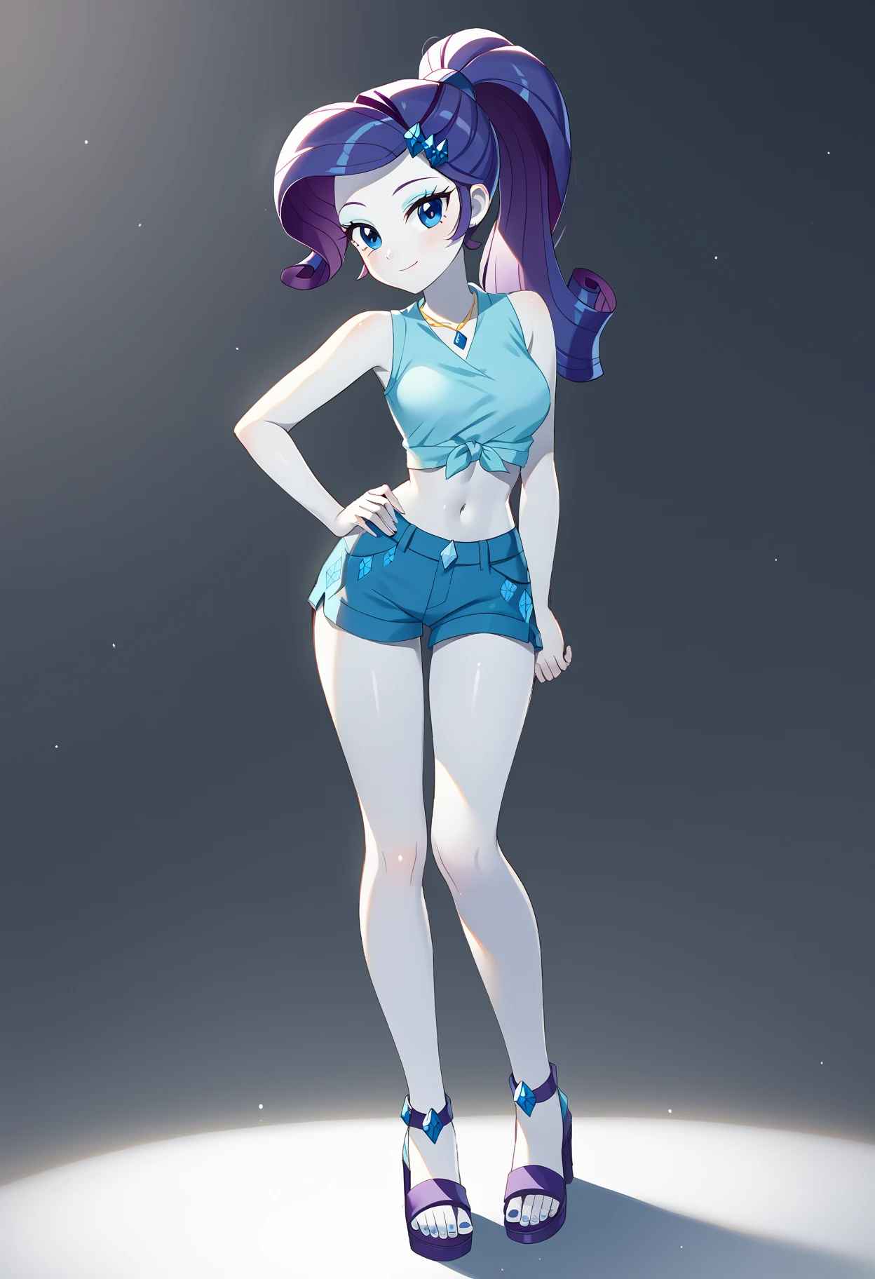 Mlp Rarity Full Body Rarity, equestria, rarity, Full body, One person, 1 girl, alone - SeaArt AI