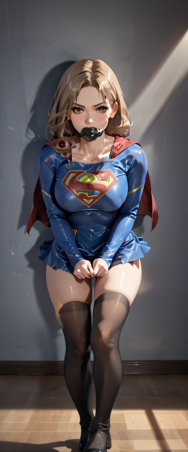 ((Supergirl tem 50 anos de idade)) ((Supergirl's back)) (( Supergirl is without her skirt)) (( Supergirl esta sem a sua capa)) (( Supergirl usando salto alto stiletto)) (((slavery))) (((BDSM))) ((Her supergirl blouse is torn, seu traje de supergirl esta rasgado, Her Supergirl clothes are torn, his pantyhose are shredded and torn)) . SUPERHEROINE SUPERGIRL.  (Supergirl is screaming). (Supergirl is crying a lot). ((Supergil is screaming in terror, Supergirl is terrified, Supergirl is crying a lot.  ela tem cabelos loiros desarumados, ela tem cabelos compridos. Supergirl wore a suspension belt and Fishnet Footless pantyhose and maid lace line. (Sua urina corre pelas pernas dela, dripping on the floor.  (Your body is all scratched.) Supergirl is tied up, de baixo, ((pernas abertas)), Captivity Bright erotic face, couro,  (((escrava))) Supergirl amarrada com corda verde, corda verde cavando em seu corpo, acrobatic pose, perna alta, Containment, foco nítido, Mulheres Bonitas com Figura Perfeita, pernas finas, abdominais esguios, (((corte de camada, Grande, rosto muito detalhado e textura da pele, olhos detalhados, ((slavery)), Supergirl is in the dungeon of a castle. (( Supergirl's wrists are tied with handcuffs and chains. Supergirl's ankles are tied with handcuffs and chains)) ((Supergirl is wearing a sleeveless swimsuit)) ((Supergirl is wearing indecent clothes))