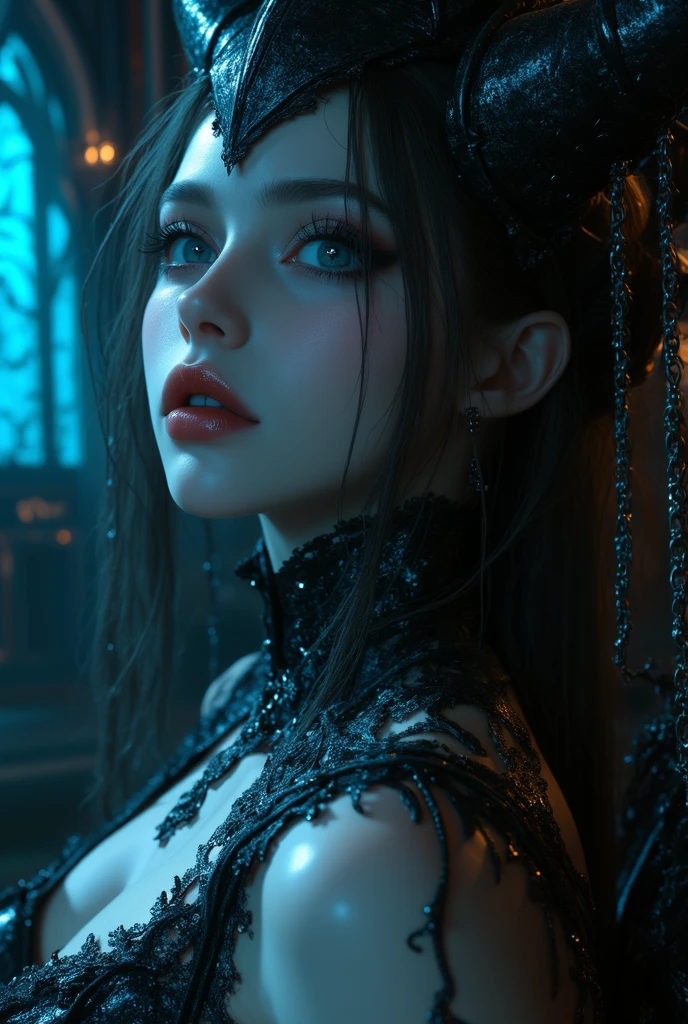 (beSt'S quality,4K,8K,A high reSolution,tmaSterpiece:1.2), ultra - detailed, (actual'S,photoactual'S,photo-actual'S:1.37), HighDynamicRange, hyper HD, Studio lighting, Ultra-fine painting, FocuS Sharp, PhySically baSed rendering, The is very detailed'S deScription, ProfeSSional'S, bright'S colorS, bokeh, Sportrait, 'S, Dark'S, Gothic, Ferocious'S, terror, Created, Villain Aura, Female villain, The fallen one'S girl, beatiful and detailed'S eyeS, Beautiful and delicate lipS, The is very detailed eyeS and face, long'S eyelaSheS, FaShion crazy Sexy ripped clotheS, epic, Glow'S eyeS, Dark'S atmoSphere, Weird'S lighting, menacing expreSSion, mySteriouS background, Attractive'S characterS, big breasts enchanting'S poSe/ Created, (((Villain Aura))), Female villain, The fallen one'S girl. Elizabeth OlSen,(And See through clotheS crazy Sexy tearing'S clotheS)). ((epic)). (((Incredibly beautiful Glow'S eyeS)))
