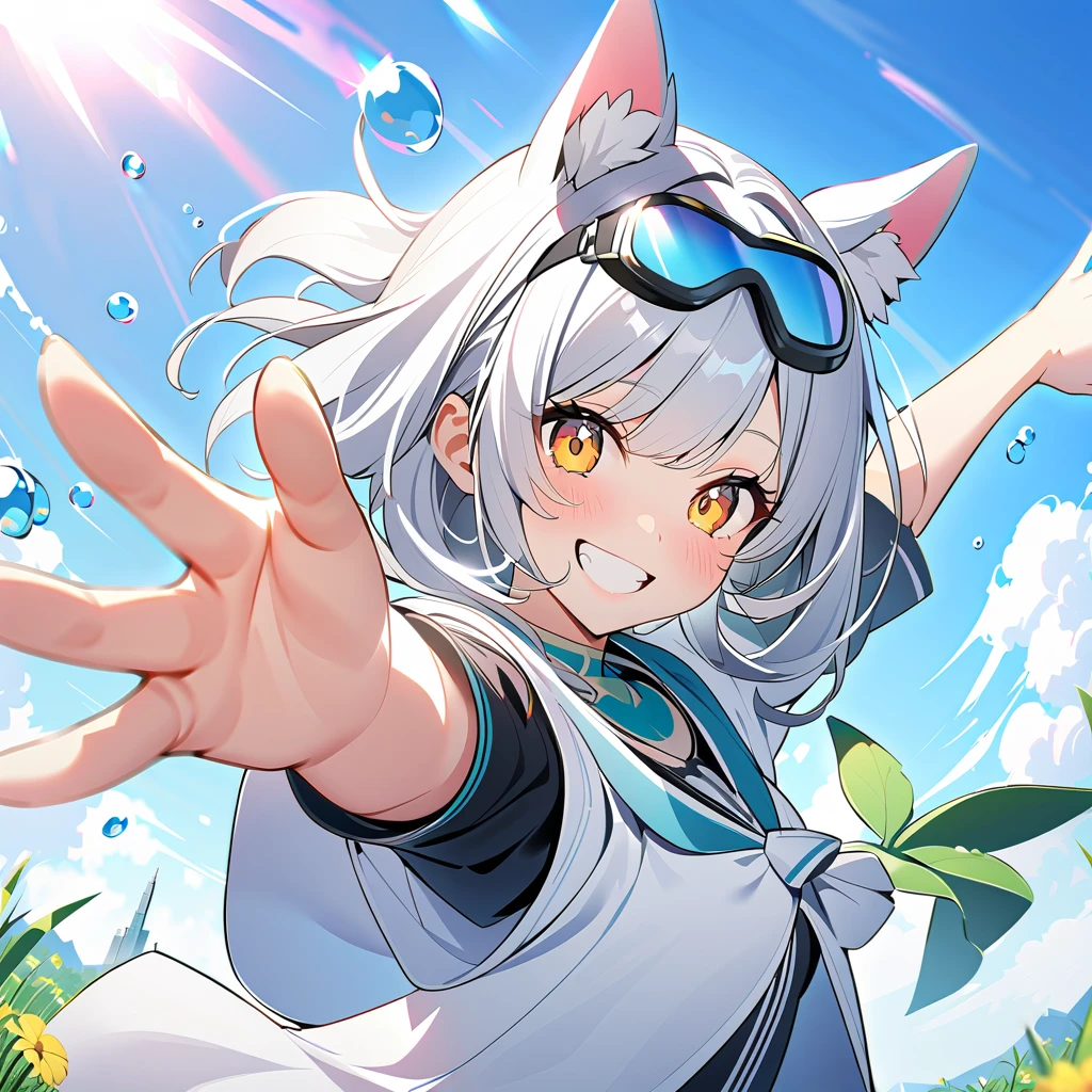 zPDXL2, source_anime, flat colors, flat shadows, fenrys, long_hair, 1girl, blue_eyes, white_hair, hair_between_eyes, animal_ears, bangs, large_breasts,
indoors scenery, fixl-art
<lora:Fenrys:0.7>