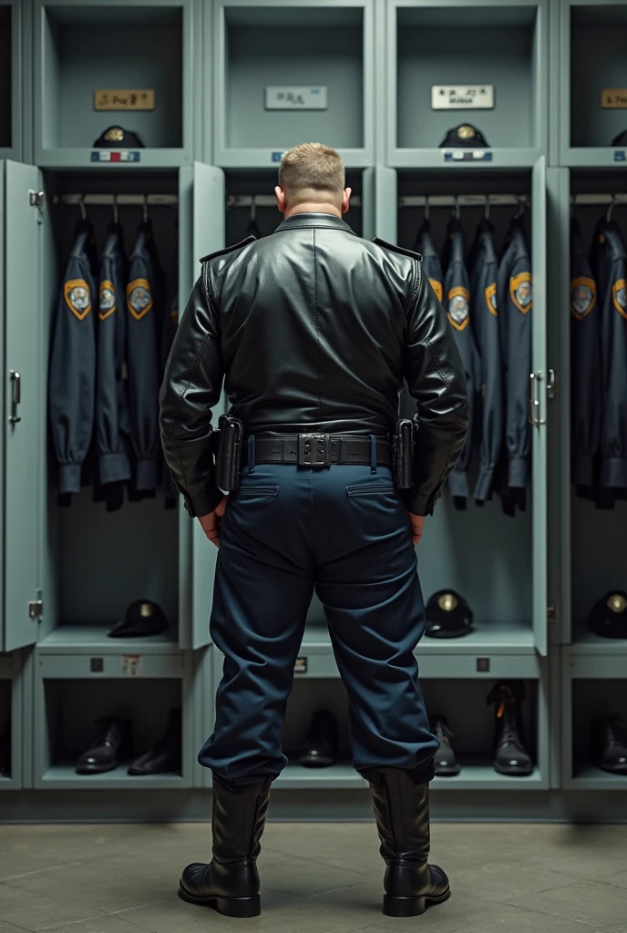 Very detailed and very realistic full-body photo of a sturdy man ...
