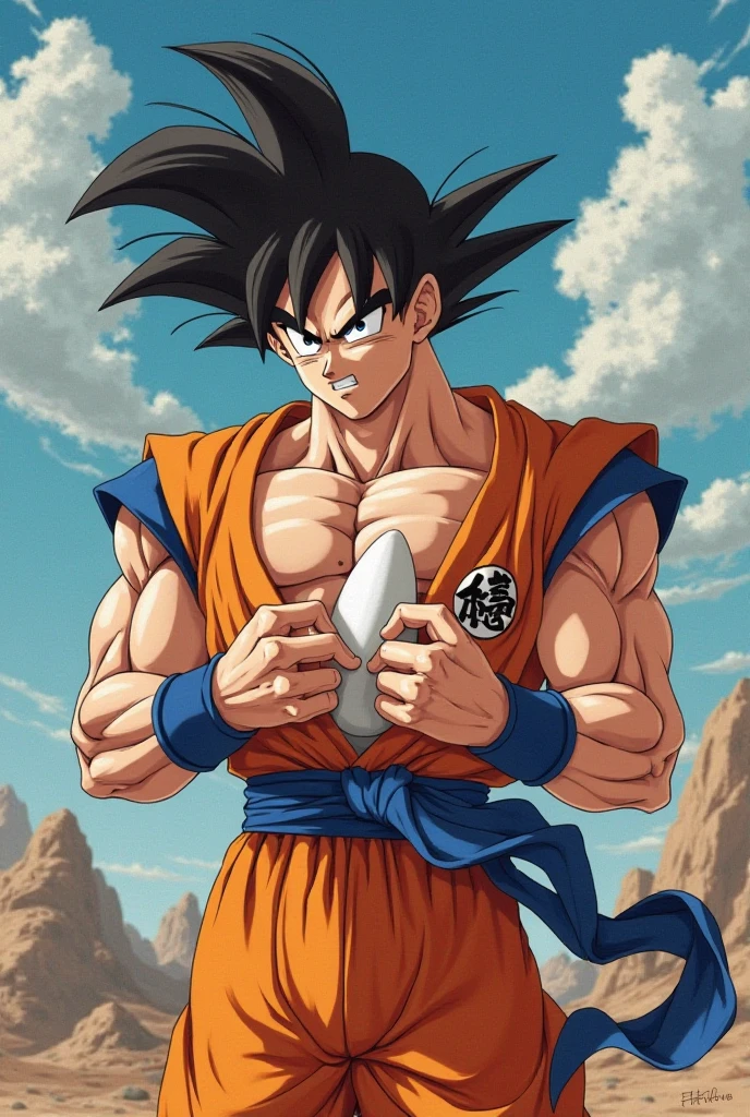 Goku masturbating
