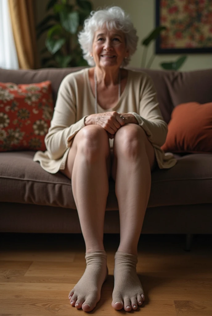 Feet soles mature woman smelly feet
