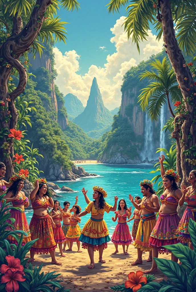 “Create a vibrant and festive image for a samba song that celebrates Brazilian culture. The image should include:

Samba Dancers: Show dancers in traditional samba costumes, with animated and expressive movements.
Iconic Landmarks: Include elements such as the Christ the Redeemer statue and the Iguazu Falls to highlight Brazil's natural beauty.
Festive Elements: Add confetti, streamers, and samba icons like tambourines and pandeiros to capture the carnival energy.
Bright Colors: Use a color palette of vibrant greens, yellows, and blues, representing the Brazilian flag.
Highlighted Text: The song title, ‘Celebrate Brazil with Samba!’, should be displayed in a large, eye-catching font at the top of the image.
Joyful Atmosphere: Convey a sense of joy and warmth, reflecting Brazilian hospitality and celebration.”