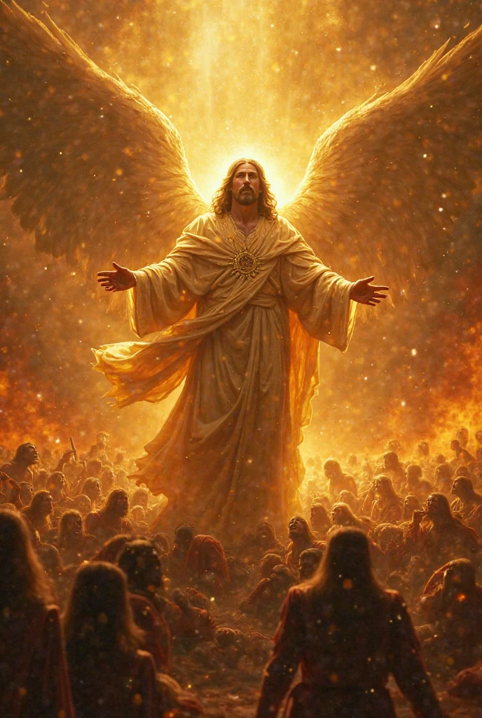 (vivid colors:1.0) gustavedore style, realistic illustration draw of an army of angels in apocalypse , (rim lighting:1.4) intricate composition , , detailed, epic lighting, <lora:gustavedore2:0.9> <lora:epiNoiseoffset_v2:0.7>