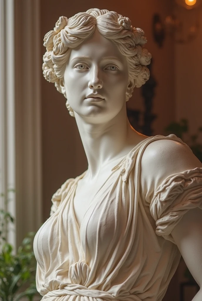 “Sculpture in the Villa Bonaparte Museum Park in Rome” Prompt: “Beautiful sculptures in the Villa Bonaparte Museum Park”
