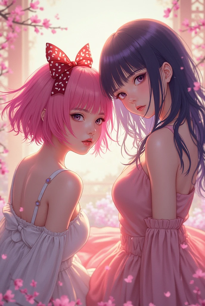 During a big concert, idol (soft attractive beautiful, Delicate clavicle, oval face, Double eyelids, intelligent peach blossom eyes, Pink lips, small nose), unforeseen incident. Surprisingly, Aiko Tanaka (a simple girl with braided hair), who had stepped aside to respect the idol's limits, courageously intervened to resolve the situation.