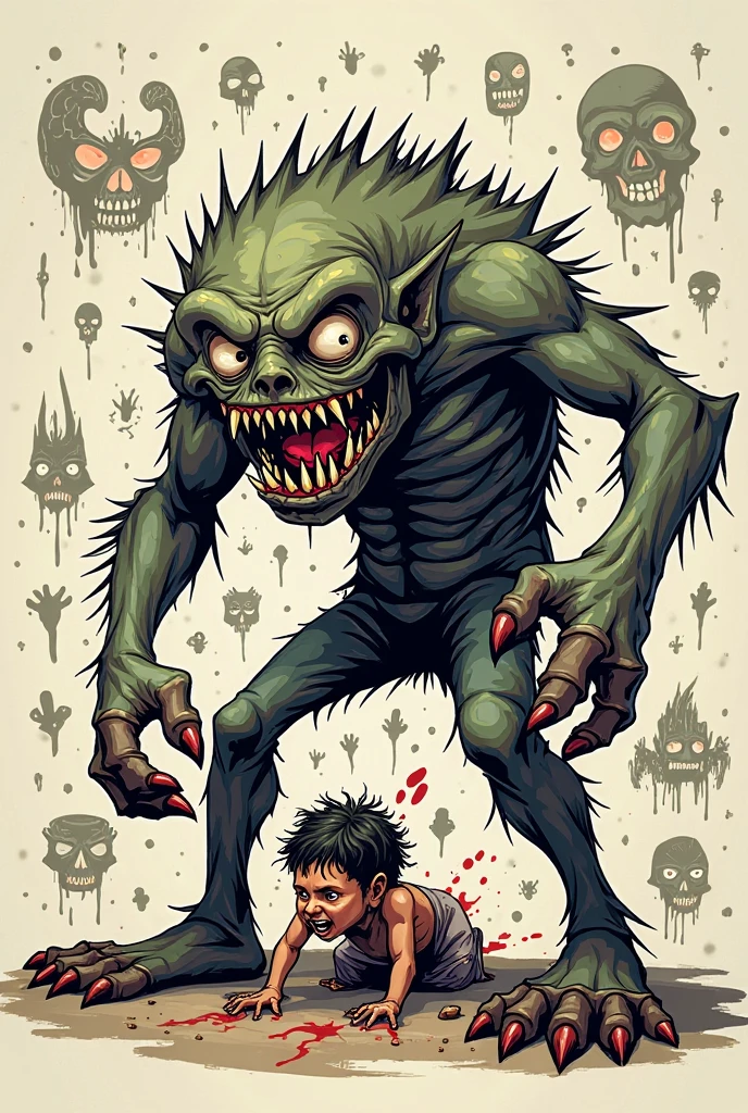 GoosebumpsBookCover attack of the graveyard ghouls,Inkling,splatoon,inkling,detailed,graveyard ghouls as inklings,a hand coming out of the ground,reaching out for you,with torn up clothes, wrinkly green skin,in the splatsville graveyard,walking towards inkpolis,