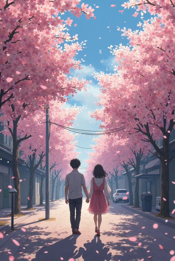 5 centimeters per second,  Shinkai Makifu , cherry blossoms