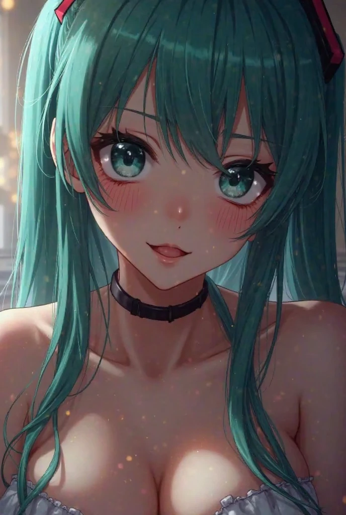 1girl, ((Zenin Maki from Jujutsu Kaisen)), elegant erotic beautiful girl, ((long green hair with pony tail and straight bangs)), detailed face portrait, (glasses), maxi dress, adultery, indecent, vulgar, (best quality,4k,8k,highres,masterpiece:1.2),ultra-detailed,(realistic,photorealistic,photo-realistic:1.37),intricate details, delicate facial features, beautiful amber eyes, ulzzang, long eyelashes, small nose, full lips, porcelain skin, natural lighting, warm color palette, chiaroscuro lighting, dramatic shadows, sensual, alluring, mature themes, artistic, dreamlike, ethereal, sideboob, cleavage, looking at viewer, ulzzang, (amber eyes), (close up face portrait), big breasts, illustrative graphic design poster style, energy, angst,