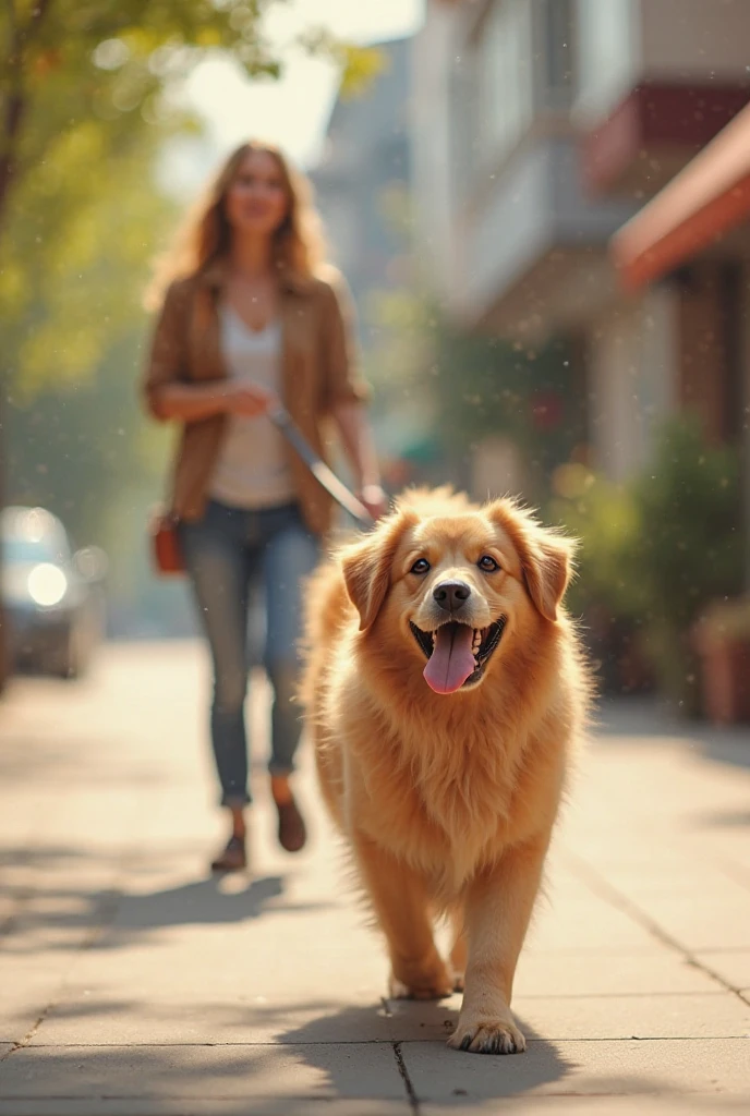 Dog they're walking
