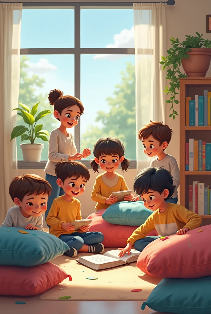 Kids, autism condition,at home,