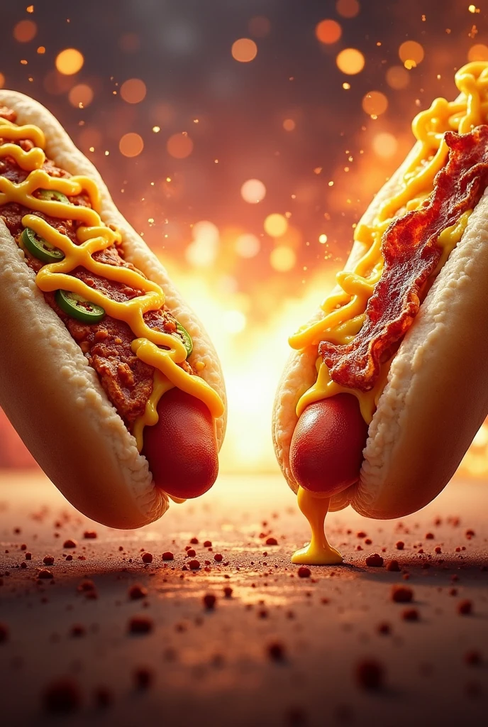Two beautiful barefoot redheaded women fighting in the middle of a ring with leftover French fries, Hamburgers, plastic cups scattered everywhere, their bodies are also dirty.
The view must be from above.