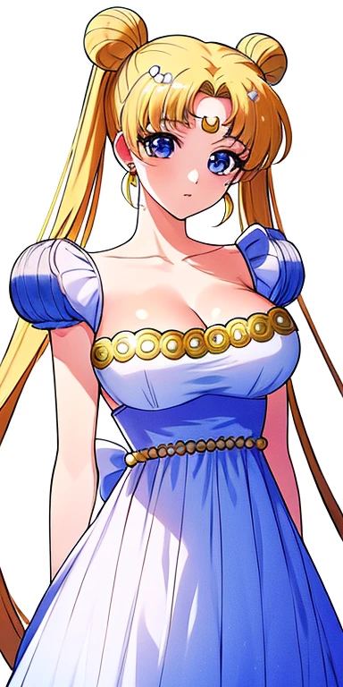 SMU Sagitsukino, 큰pectorals, Standing, Solo, Masterpiece, Best Quality, Detailed face, Detailed Eyes, high resolucion, Masterpiece, Best Quality, Detailed face, Detailed Eyes, high resolucion, Princess costume,tranquility,프린세스tranquility,네오퀸tranquility,pectorals,Big,거대한pectorals,풍만한pectorals.a blond,Dumpling head,왕pectorals,breast,forehead crescent moon,젖pectorals,흘러넘치는pectorals,voluptuousness,The dress,crescent moon on forehead,90s Animation,The dress끈없음,tranquility,tranquilityThe dress,overflow,pectorals살,Flushing,shame,Tangtang
