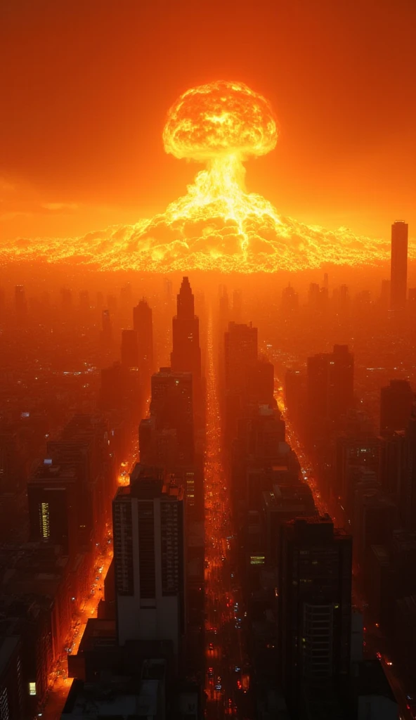 Armageddon、end of the world、The Destruction of the City、Rays from the sky、A great catastrophe、8K、Raw-Photo、Top Quality、masterpiece:1.5、Ultra-lightweightHigh resolution;、Photorealcitic:1.5、Cinematic Light、Soft volumetric lighting:1.5、realisitic、Photorealcitic:1、Detailed skins、profesional lighting、a photo of、foco nítido、The Details、profesional lighting、photon maping、Detailed and complex environments、ighly in detail、Top Quality、Artistic photography、photorrealistic concept art、Smooth, natural volumetric cinematic perfect lighting、midjourney、Detailed hands、