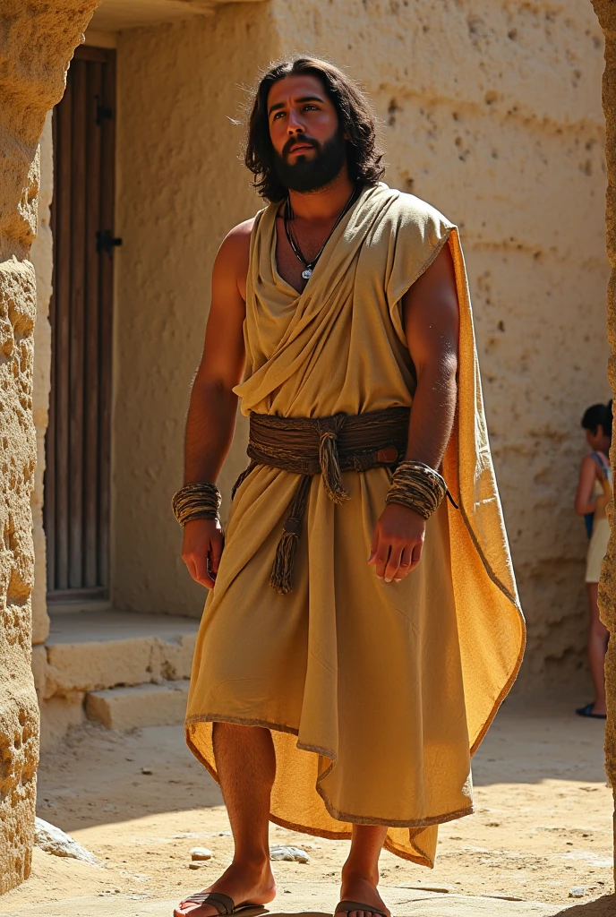 Ancient arabic man gathering