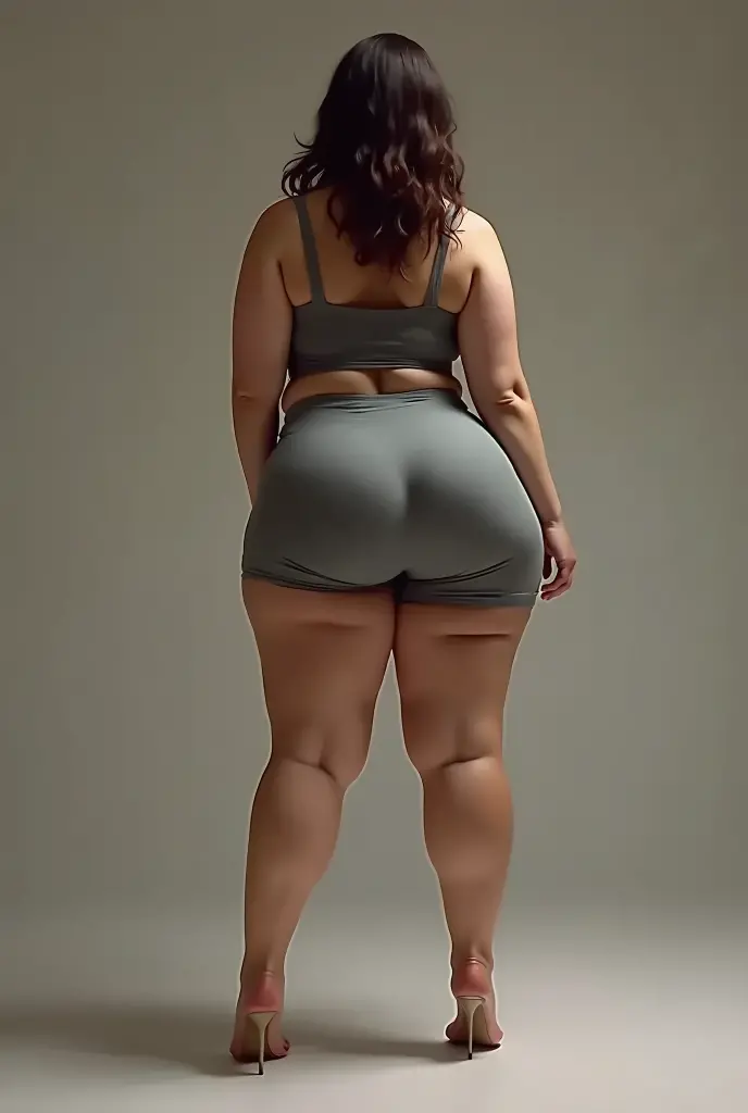 Big ass girl, back view massive ass 