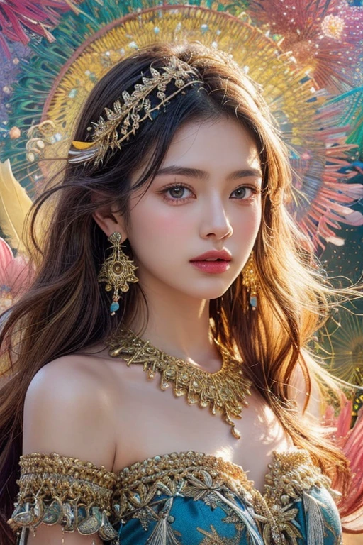 (masterpiece,best quality:1.4),(8k,raw photo,photo realistic:1.2),(shiny skin),detailed skin,detailed face,detailed eyes,Sparkling eyes:1.3,Symmetrical eyes,Detailed Background,detailed hand,1girl,natural make-up,((cute teen)),(white Flashy and colorful costumes), natural breasts,young trendy hair, ((Teen average breast)),(((Little Teen Samba Girl))),((shiny cleavage)), (very beautiful cute), (beautiful asian),, girl cute-fine-face,,Cute smile, (super detailed Samba Costume Fancy design,trend),nsfw,sexy Instagram style,,face of the Golden Ratio,Samba Carnival in Japan,(((Japanese teenagers))),Great location, cowboy shot