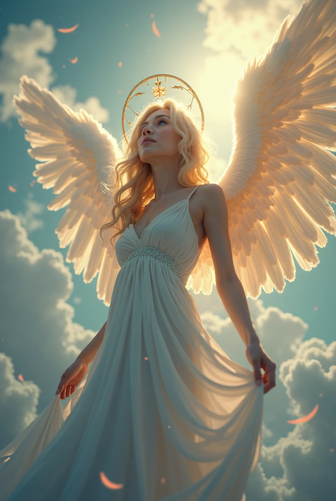 Angel upper body facing forward