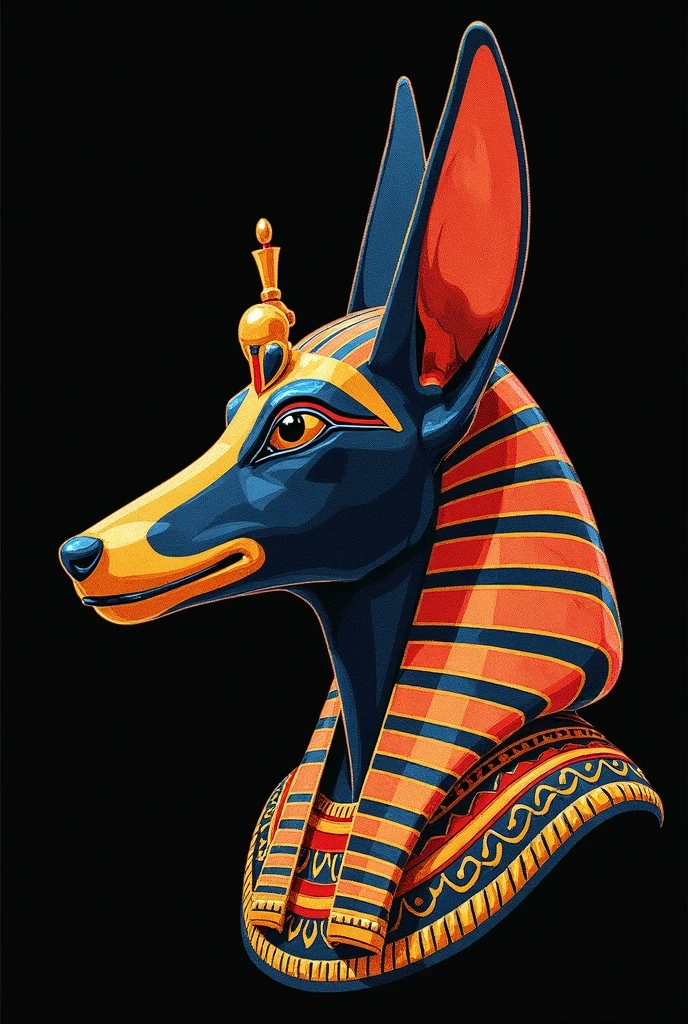 Abstract illustration depicting the ancient Egyptian god Set - SeaArt AI