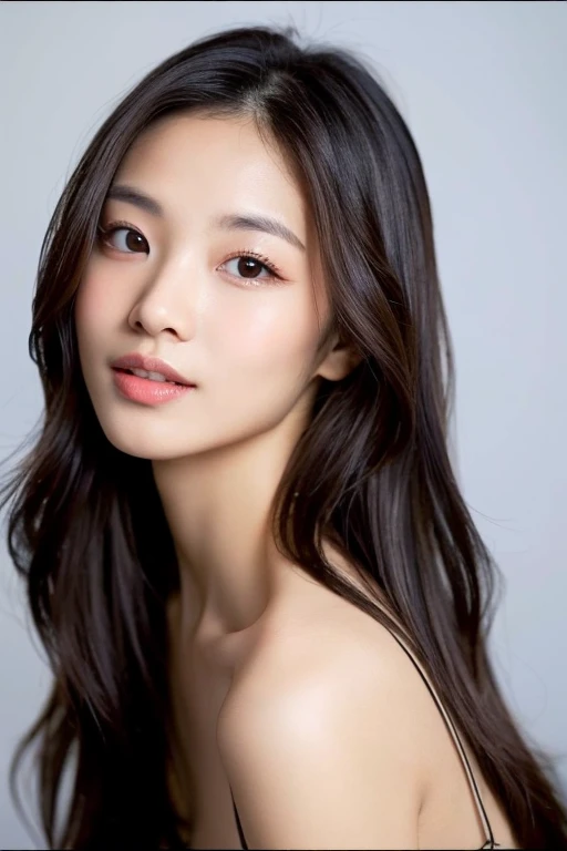best quality, epic reality, ((in the pitch black darkness :1.4)), ((portrait:1.5)),(background: dark ) high contrast ,glorious picture, Minimum illumination, lighting Face, She was comfortable, wearing underwear, it seems, (8K, original photo, best quality),(epic reality:1.5), a woman, Face,(exquisite eyes:0.8),(looking at camera:1.4), (best quality), ( high contrast, Deep shadows),intricate details,Work,((skin:1.4)), (long dark hair:1.3), long hair, messy ,(high dynamic range:1.5),detailed, color, upscale, masterpiece, original photo (20 years old, looking at the audience), fair, (wearing underwear,), (((bare breasts))), (((bare breasts))), (((bare breasts))), (((bare breasts))), perfect, nature, perfect composition, portrait, perfect Face, Smile expression, charming eyes, Bright details, close lips, (高skin细节),, (blue tint: 0.6), (Sale: 0.8), (bloody: 0.7), Accent lighting , (backlight: 0.5), medium depth of field, Canon 5D, 50mm lens, F/4 apertures, (Super detailed, intricate details), sharp focus, soFt color, 8K, absurd, 80mm, dark background, photography, Smile, ease ,