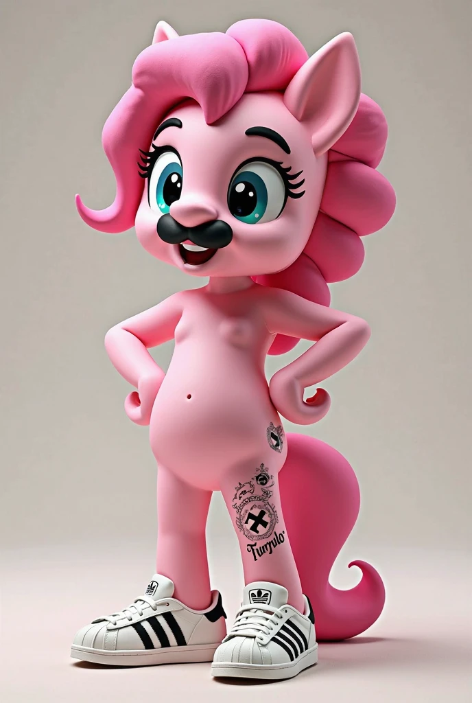 e621, species:pukeipukei, (living inflatable), living pooltoy, standing, full body view, male, anthro, nipples, tail, penis, balls, long penis, big balls, feet, big feet, countershade feet, thick thighs, wide hips, small waist, plantigrade, 3 toes, 3 big toes, 3 long toes, latex skin, pvc skin, shiny skin, glistening skin, glistening body, glistening genitals, hands, ((4 fingers)), penile masturbation, masturbation, rubbing, rubber, ((hand on penis)),