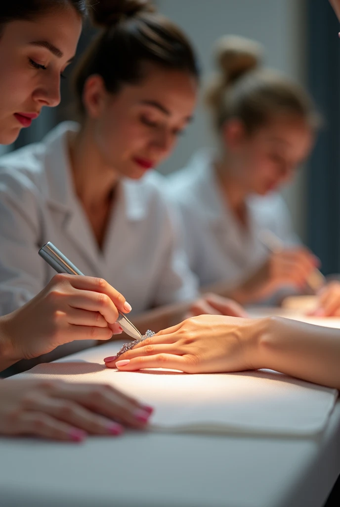 Manicurist teaching course