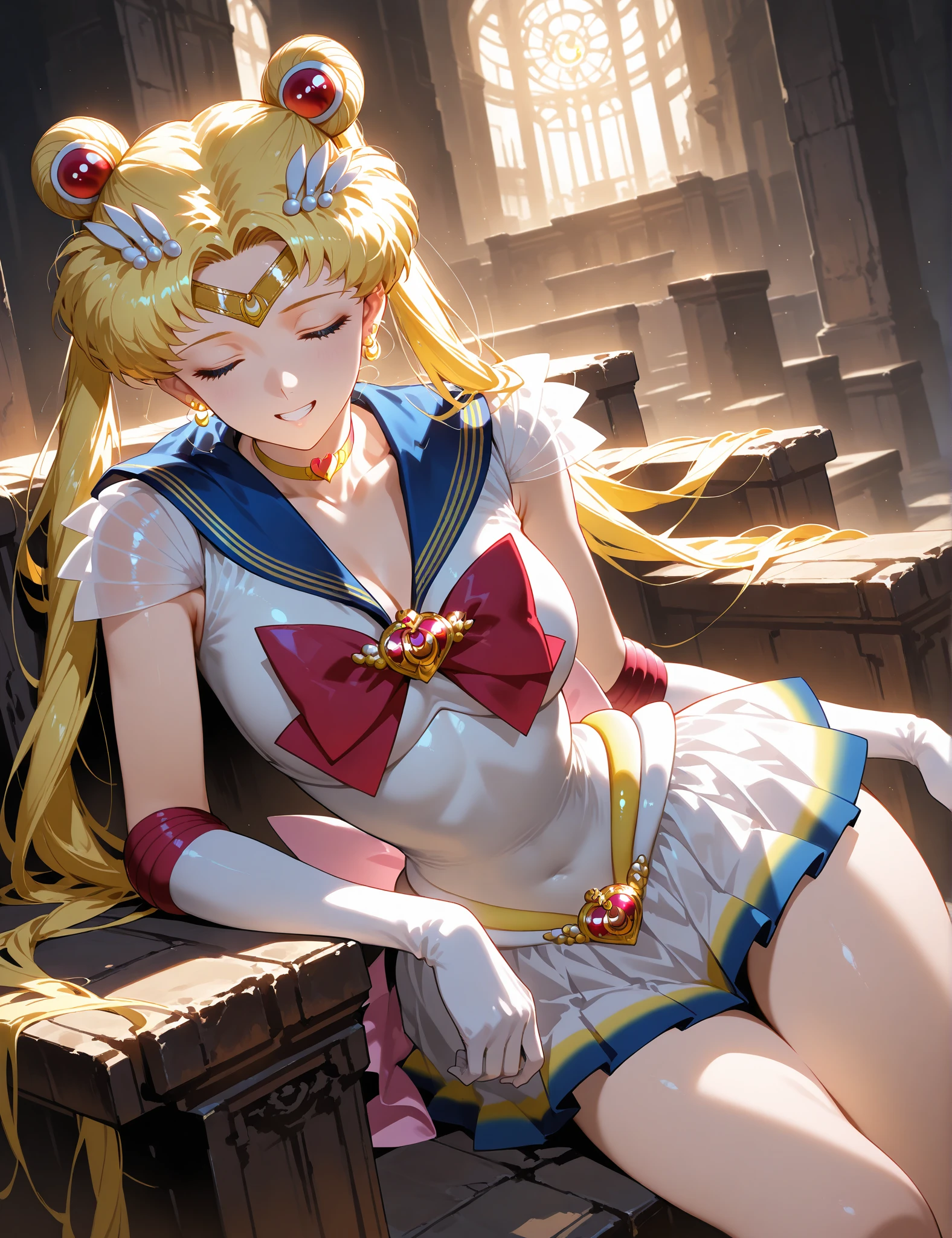 (((During sex)))、sailormoon、Pubic hair grows、Squat down with your crotch open