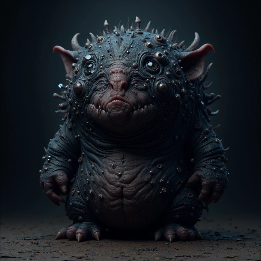 Best Quality), (masutepiece), Charming chibi animation of cute baby with hippopotamus-like face, (Chibi 3D): 1.3, (A detailed face:1.2), (Standing posture:1.1), Royal T Heater Background,Jumping