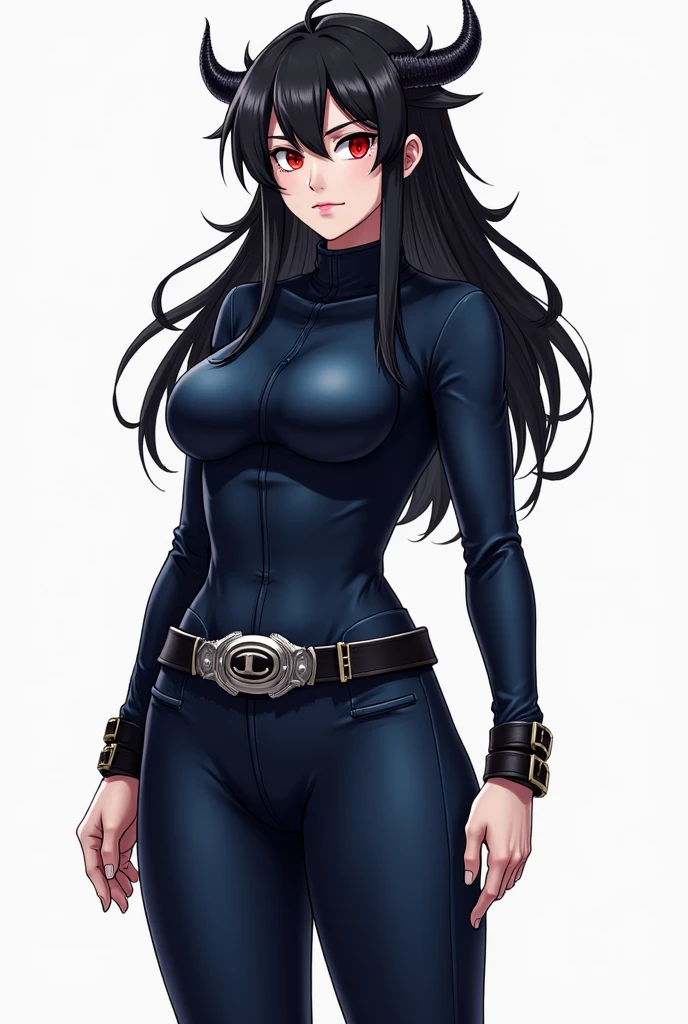 masterpiece, highest quality,High resolution, , 1girl, alone, body suit, gun,girl,videl,saw 2, blue eyes, black hair, Low twintails and short cut, medium breasts, frown,girl1名, Black tight suit,拳gunを構える