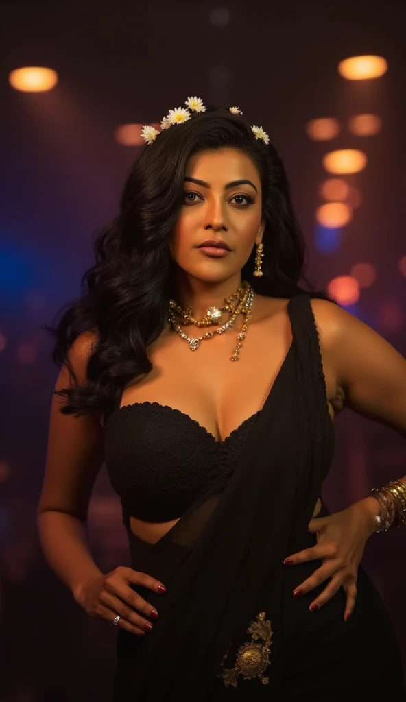 Looks like Anushka Shetty, sexiest milf, true milf, milf goddes, smokin' hot, mature lady, 50 years old Woman, sweat, sexy outfit, thick figure, bulky figure, ((Master piece, very realistic, best quality, highly detailed, Frontal view, DELICATE, PORTRAIT, WOMAN 36yo, AESTHETIC)) shallow depth of field, realism, photography, good proportions, narrow depth of field, tilt shift look, bokeh, anamorphic look, cinematic, dark and moody, ((a pale white complexion MODE with short WHITE color hair and bangs and smokey eye makeup, BLACK lips)), sweating body, wet skin, wearing black fashion designed by Rick Owens, a dark photograph by Tim Walker and Tom Hoops and Matt Mahurin, a dark liminal space, a desolate seedy hotel room with peeling wallpaper and black painted walls, symbolism, primordial fluids, uneasy feeling, dark occult imagery, melancholic ((very aesthetic))