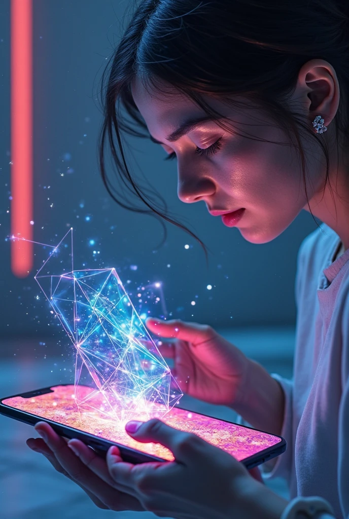someone holding a smartphone from which many different images come out, photo - take, snapshot, photo rendering, Digitally enhanced, Digital media, the image is futuristic, Images, technological screens, incredibly composed image, INFORMATION, high quality image, technologies, high quality image”, technological, digital screens, a picture, Take control of your data, virtual, improve