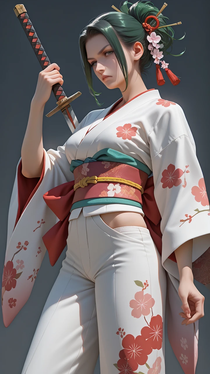 gwen tennyson,tracer,bulma,rebecca chambers,1girl,military uniform,japan, kimono,steel armor,green eyes,garter belt, thigh high boots,short hair,orange hair,moonlight,cherry blossom,shy smile,white striped top,bodycon skirt,freckles,redhead,beautiful girl,large breasts,ultra detailed,realistic,pilot scarf, wet clothes, wet body, from behind,