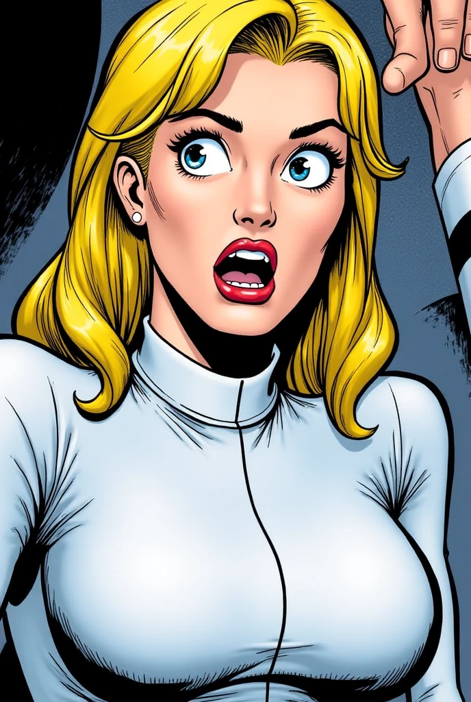 estilo de desenho animado:1.2), Yvonne Strahovski mulher Imagem de desenho animado de uma mulher , roupas sensuais , garota super fofa, authoritarian would be facial expressioncartoon style illustration, estilo de arte dos desenhos animados, estilo de arte dos desenhos animados, digital illustration style, design de personagens altamente detalhado, arte digital detalhada fofa, City fan art, design de personagem retrato, beautiful digital illustration, retrato de alta qualidade, arte em quadrinhos, retrato do design do personagem, white background Buso without clothes and medium breasts, beautiful and symmetrical body curves