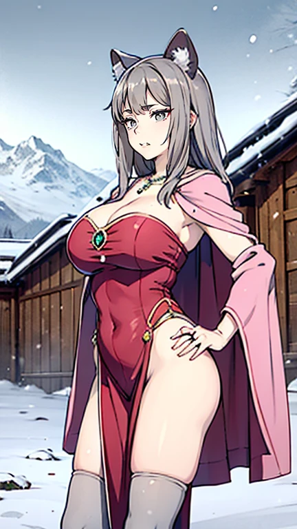 woman, ((Masterpiece, best quality)), full body view, sexy, bursting huge breasts, detailed skin, Anna from Frozen clothes, highly detailed, cinematic lighting, ultra realistic, blush, looking at viewer, anna, anna from frozen, princess, disney, brown hair, long hair, portrait, outdoor, snow, cleavage, large breasts, wide hips, full body view, tall, skirt, miniskirt, microskirt, pleated skirt, thighs,