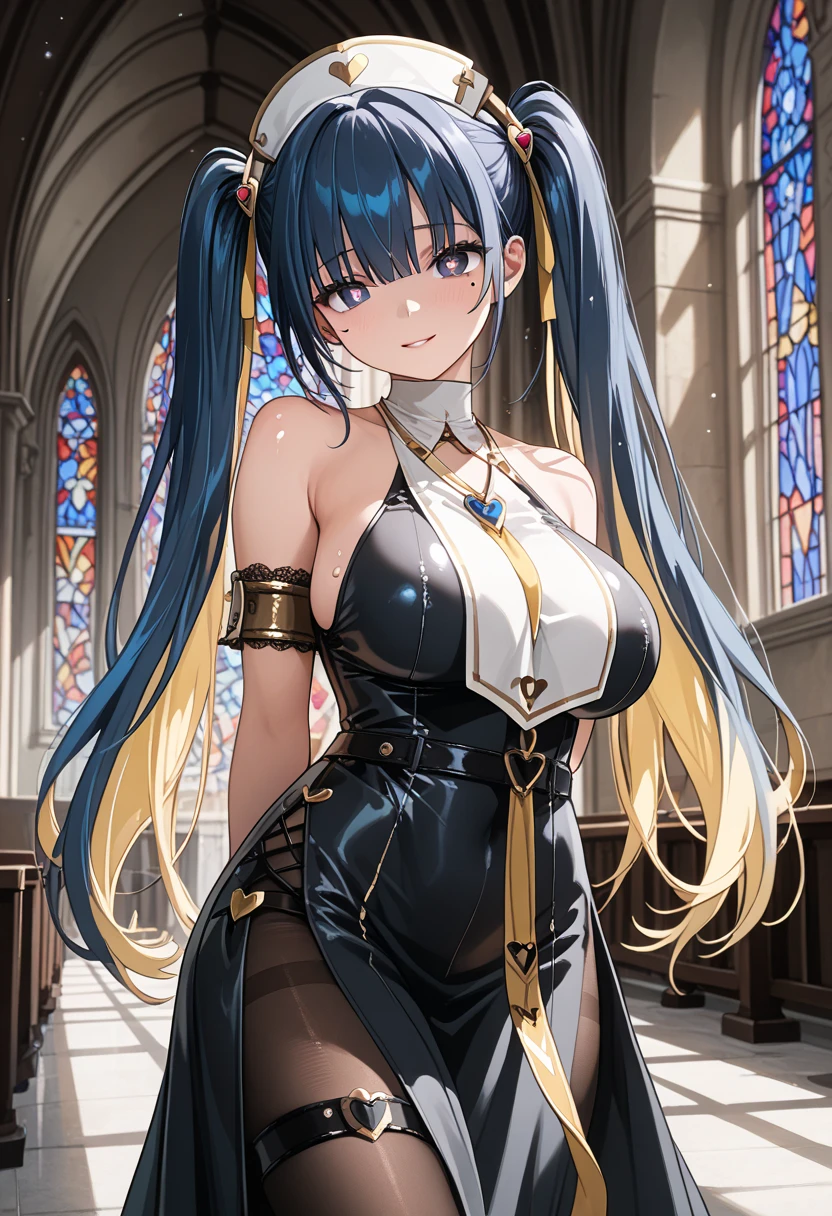 masterpiece, best quality, Extremely detailed, masterpiece, best quality, Extremely detailed, (Long hair)、shining, Luminescence, Black Hair,Black clothes,From the next shooting time,Short Mini Dress,(Hair covering eyes),(Large Breasts),Bikini,Shy,Exceed,Thick Legs,Fascinating three-dimensional,Fascinating three-dimensional
