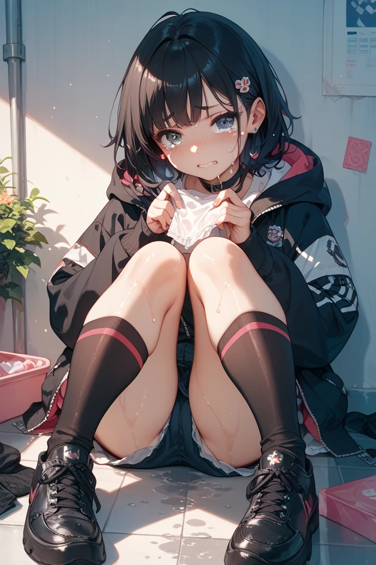 Nsfw、show off pussy、sweater、lure、woman、masturbation、dildo、sex toy、pussy juice、squatting、open vagina