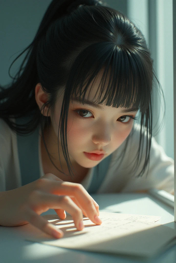 style of anime,Maruko hair style,facing to audience。