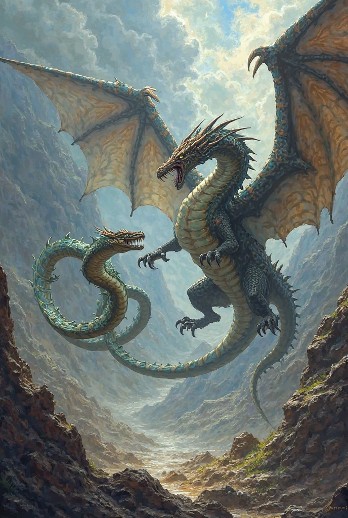 ((best quality)), ((masterpiece)), (detailed), Quetzalcoatl, snake with wings, small pale blue, serpent body, 1 snake, single snake body